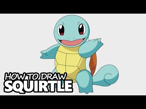 How to Draw Squirtle from Pokemon  Easy Step by Step Video Lesson