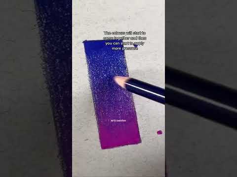 How to blend pencils Tutorial  Artcoaster shorts