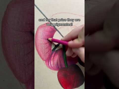drawing lips with CRAYOLA colored pencils  Shorts