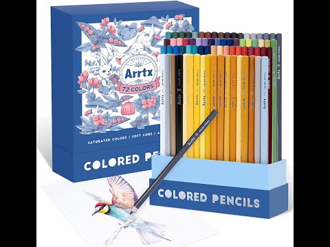 Product Testing the ARRTX 72 Box of Colored Pencils