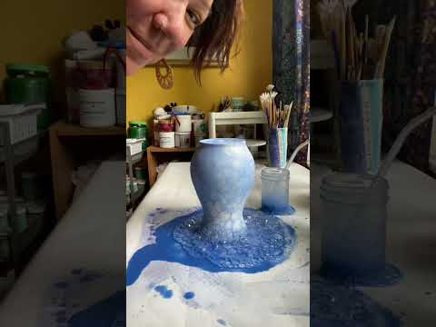 How to bubble glaze pottery  tutorial