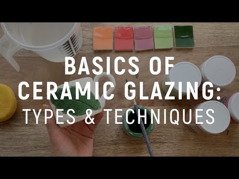 Basics of Ceramic Glazing Types amp Techniques