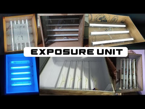 HOME MADE EXPOSURE UNIT FOR SCREEN PRINTING