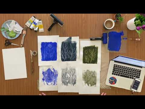 Learn to monoprint from home  Norwich University of the Arts