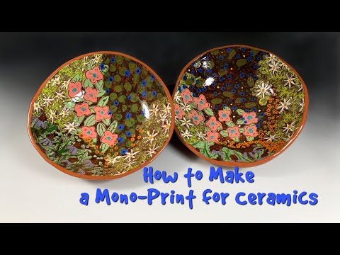 How to Make a MonoPrint for Ceramics