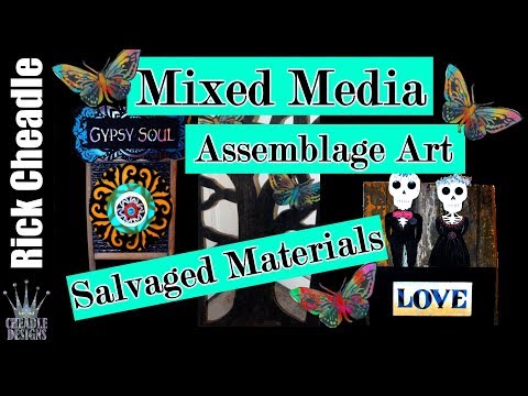 Assemblage Art  How I create art with Repurposed Materials and Plywood
