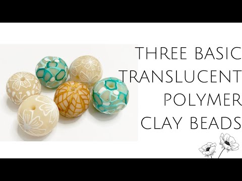 DIY Polymer Clay Beads Easy Translucent Polymer Clay Beads