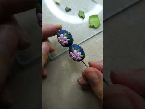 Polymer Clay Beads Earrings Polymer Clay Jewelry Clay Tutorial How to make clay earrings handmade