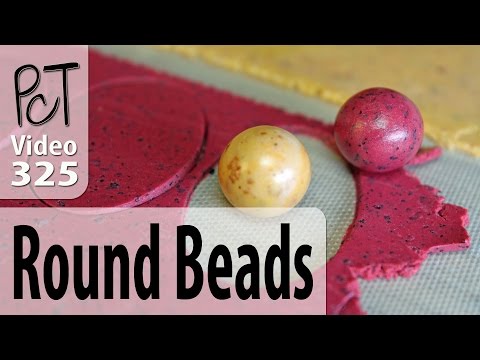 Making Round Polymer Clay Beads That Are Actually Round