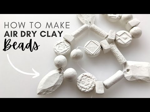 DIY Air Dry Clay Beads  5 Easy Ways to Make Air Dry Clay Beads