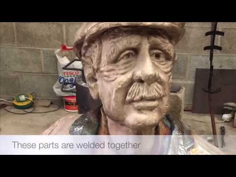 Lost Wax Bronze Casting Process of a Life Size Statues at Bronzecast Foundry