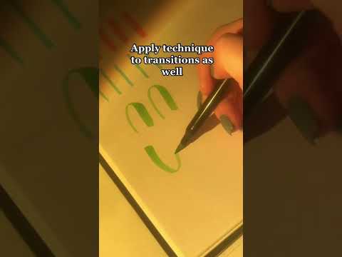 how to do calligraphy with brush pens for complete beginners