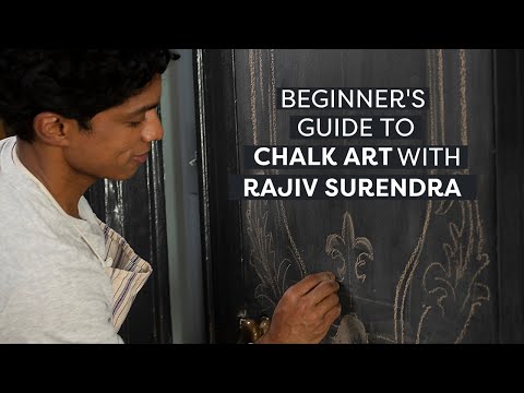 A Beginners Guide To Chalk Art With Rajiv Surendra  Chalk Art for Beginners