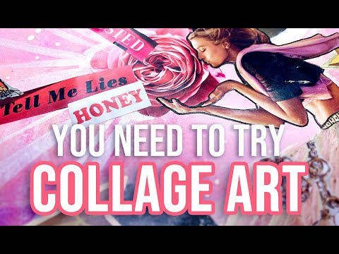 HOW TO MAKE COLLAGE ART  Fun amp Easy Tutorial