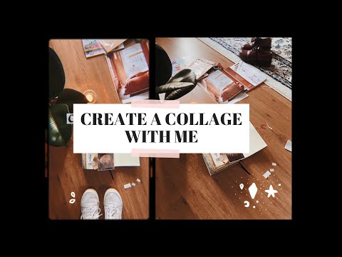 how to make collage art for beginners 
