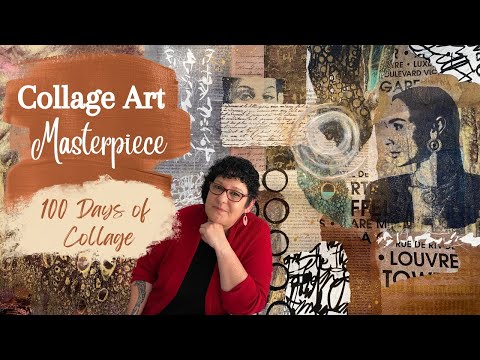 How To Create A Stunning Collage Art Masterpiece  100 Days of Collage Week 212