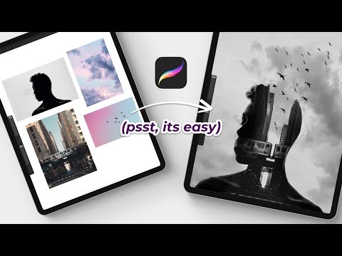 How To Create Surreal Photo Collages In Procreate Shorts
