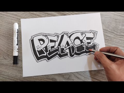 Graffiti Lettering 103  Easy Step By Step Lettering Tutorial  Arts amp Crafts  3D Lettering