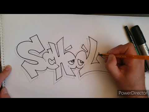 How to Draw Graffiti Lettering