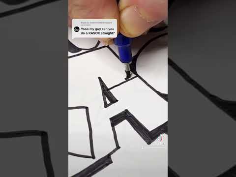How to do graffiti straight letters  RASOK  tagging graffiti