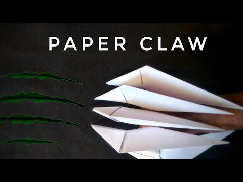 How to make paper claws without glue  how to make paper claws shorts