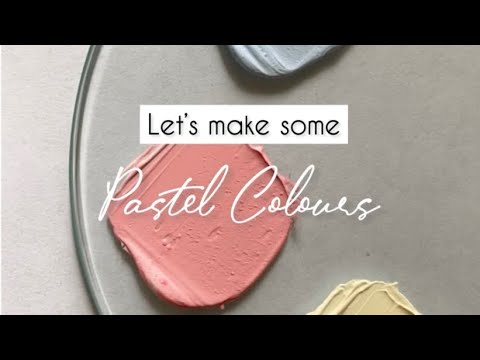 How to make Pastel Colours  Colour Mixing Tutorials  shorts art diy