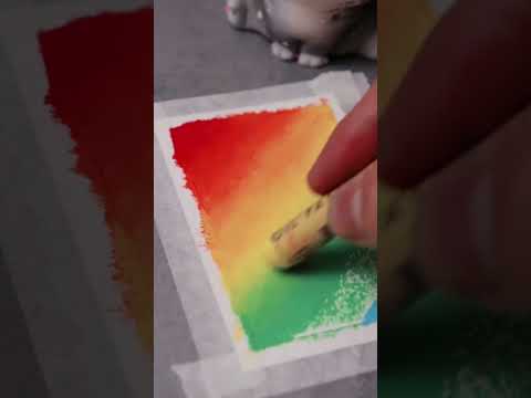 Easy oil pastel art oil pastel blending technique shorts oilpastel easydrawing art painting