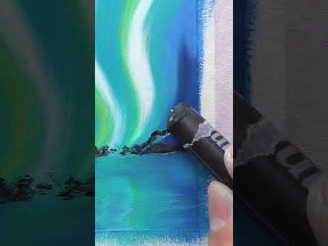 Easy oil pastel drawing  Aurora oilpastel oilpasteldrawing easydrawing painting creativeart