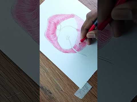 Realistic Drawing with 30 Rs Pencil Color shorts drawing youtubeshorts