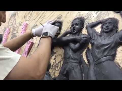 Hiro Kawabata How to make a relief sculpture by A1 Acrylic One