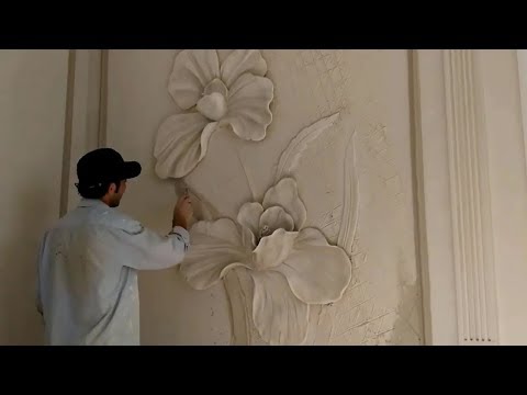 Art  How to make Relief Sculpture _ Decor Interior Ideas  Master  Mehdi Axundzade 