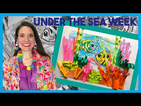 How to create a Coral Reef Relief Sculpture  Under the Sea Week