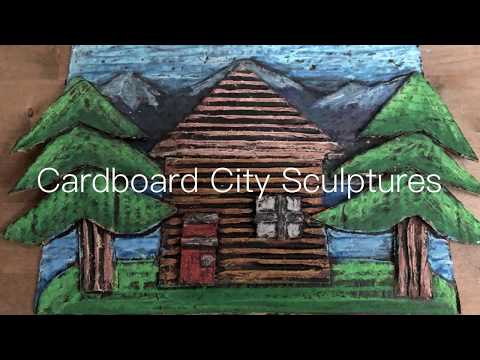 Art for Kids Cardboard Relief Sculptures  Simple Tutorial