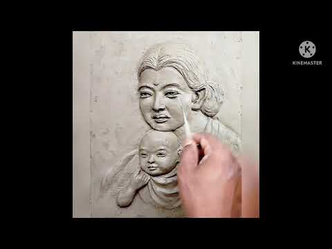 How do you create a relief sculpture Make a bas relief step by step