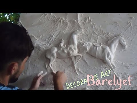 How To Make BasRelief Sculpture _ Decorative Art play