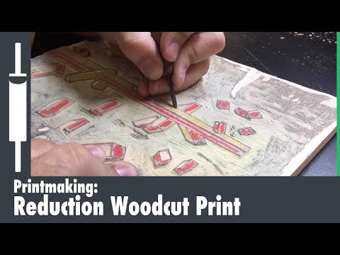How to make a reduction woodcut print