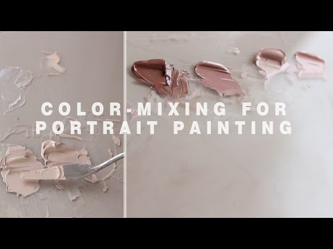 COLORMIXING FOR PORTRAIT PAINTING  Mixing flesh tones