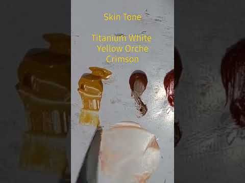 Oil Painting Color Mixing How to mixing skin tone For Beginners
