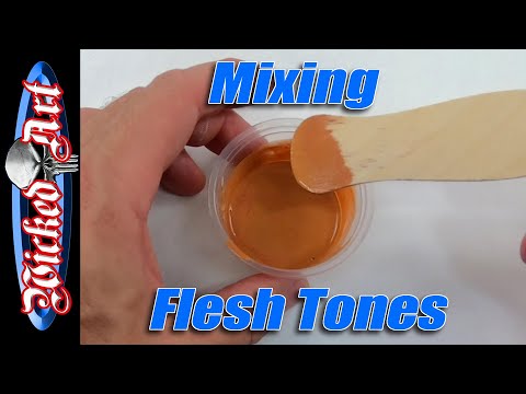 Airbrush Howto Mixing Flesh Tones