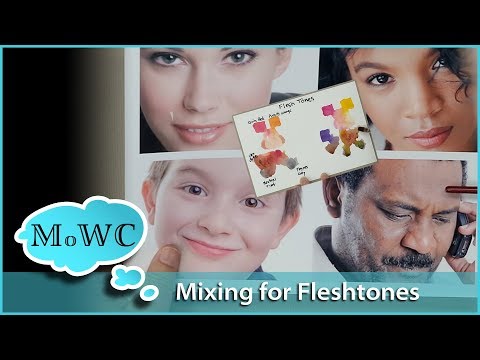 How I Mix Flesh Tones in Watercolor