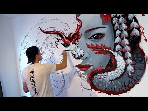 Painting An Epic Bedroom Mural in 10 Hours
