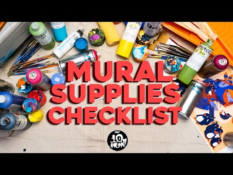 My MURAL SUPPLIES Checklist