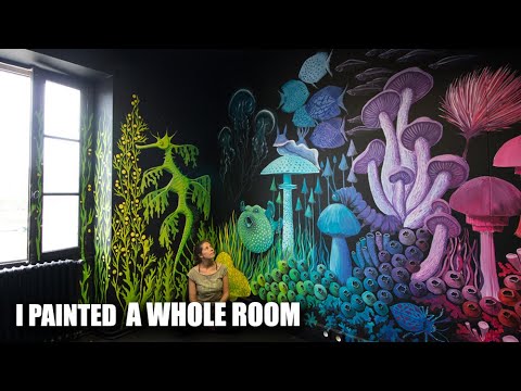 Mural Painting  Whole Room in Ddale Vannes France
