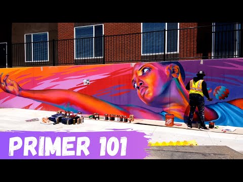 How to paint a mural series What Primer do i use for street art murals