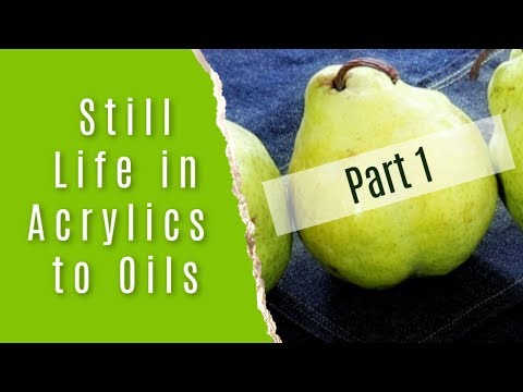 How to Paint a Still Life Easily Grisaille in Acrylics Part 1