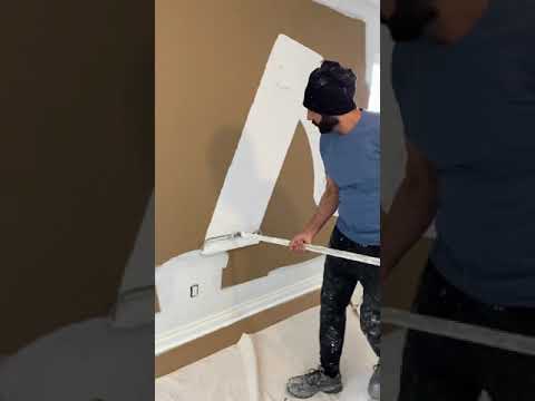 How to paint a wall in 30 seconds