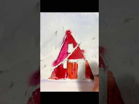 How to paint buildings in watercolor20221128