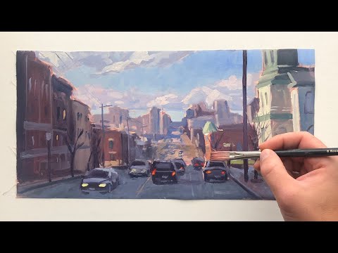 TIPS for painting STREET SCENES