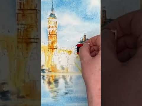 How To Paint People amp Buildings in Watercolour