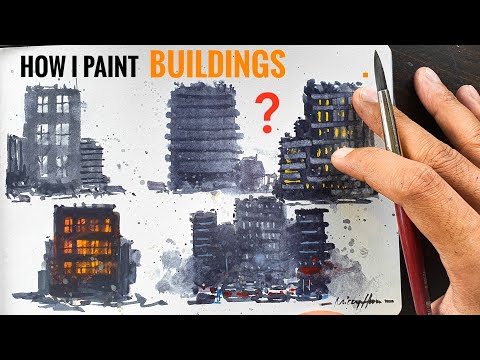 How to Paint Buildings Real Easy